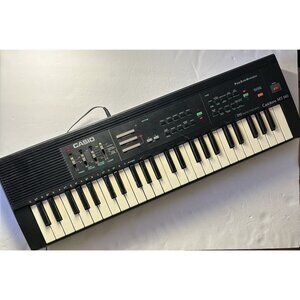 Casio Casiotone MT-140 Black Vintage Keyboard Working Battery Operated Tested!